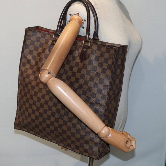 LOUIS VUITTON Damier Ebene Sac Plat Hand Bag - Picture 14 of 16